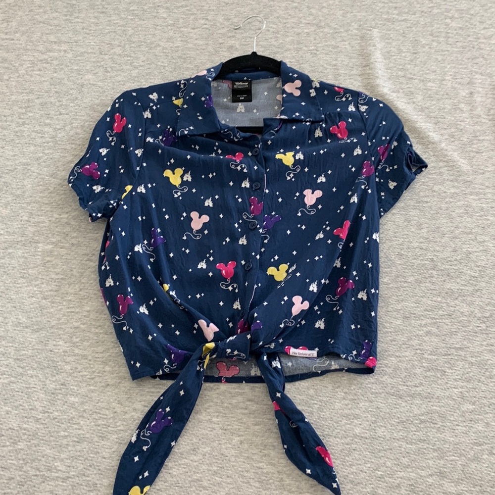 Her Universe Disney Castle and Mickey Balloon Top